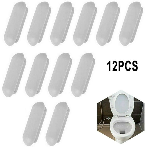 12x Toilet Seat Shock-proof Buffers Bumpers Replacement Pads Accessories Parts