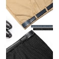 thumbnail image 2 of Maikun Men Belt Ratchet Belts Automatic Buckle Quick Release Adjustable Dress Casual Leather Belts for Men, 2 of 5