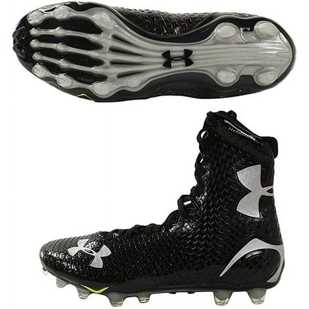 Under Armour Men's UA Highlight MC Football Cleat, Black/Black, 14 D(M) US