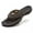 Brown/A, variant on HOBIBEAR Mens Thong Sandals Arch Support Indoor and Outdoor Beach Flip Flop