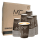 thumbnail image 5 of Vaso de Cartón Chocolate 16 oz con Tapa | 50 Piezas | Para Café y Bebidas Calientes, 5 of 6