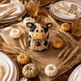 thumbnail image 4 of Eolstice Farm Animal Pumpkin Figurines, Fall Figurines for Thanksgiving Table Decor, Rustic Farmhouse Animal Figurine, Tabletop Shelf Mantel Home Decoration, 4 of 6