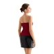thumbnail image 4 of Camiseta sin mangas SUUKSESS para mujer con doble forro, sin tirantes, color vino XL, 4 of 6