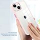 thumbnail image 3 of Entronix Funda Transparente para iPhone 14: Carcasa con Marco Cromado, Color Rosa, 3 of 7