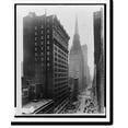 thumbnail image 2 of Historic Framed Print, View of Clark Street, showing Temple Building and the Morrison Hotel, Chicago, Ill., 17-7/8" x 21-7/8", 2 of 9