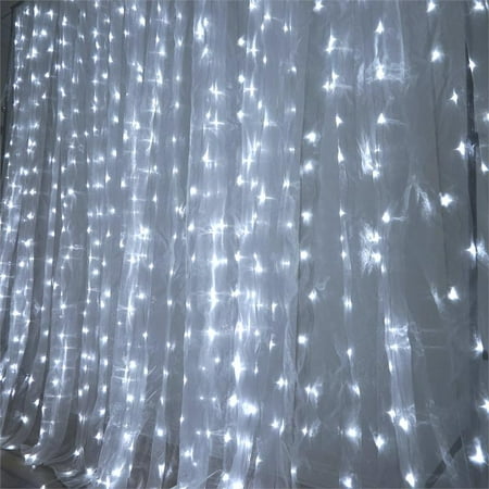 Light Booths (Efavormart 20 ft x 10 ft LED Lights Organza Backdrop Curtain Photography Background Organza Fabric Photo Booth Studio)