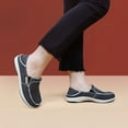thumbnail image 3 of Women Plantar Fasciitis Canvas Loafer Shoes by Geckoman with Arch Support Orthopedic Casual Non Slip with Rubber Sole Loafer Shoes by Geckoman, 3 of 10