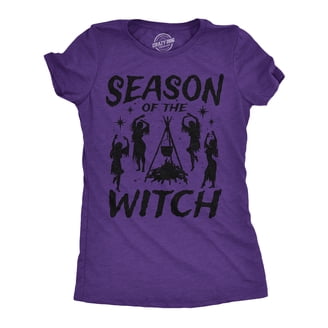 EGELEXY Women's Halloween Shirt - Witch Sisters Graphic Tee Short Sleeve Top