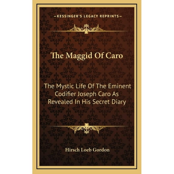 The Maggid Of Caro (Hardcover)