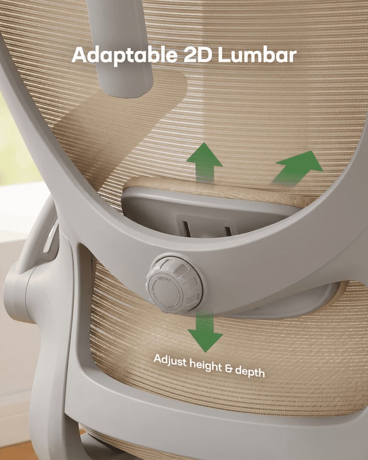 High Back Ergonomic Office Chair with Headrest and Adjustable Lumbar Support, Mesh Desk Chair with 3D Armrests, Reclining Computer Chair for Home Office, 300 lbs Capacity
