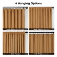 thumbnail image 5 of Half Price Drapes Signature Amber Extra Wide Velvet Blackout Curtains (1 Panel), 100WX 120L, 5 of 9