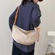 thumbnail image 4 of Bolso de Hombro de Lona Grande Retro para Mujer, Bolso Cruzado Informal de Lona para Mujer y Hombre, Bolso de Hombro Informal, Bolso para El Cuerpo, 4 of 7