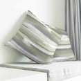 thumbnail image 3 of Sage Green Pillow Covers 20x20 Inch Decorative Throw Pillow Cover, Modern Abstract Grey Striped Art Sofa Pillowcases Accent Cushion Case Home Decor Bedroom Living Room, 3 of 6