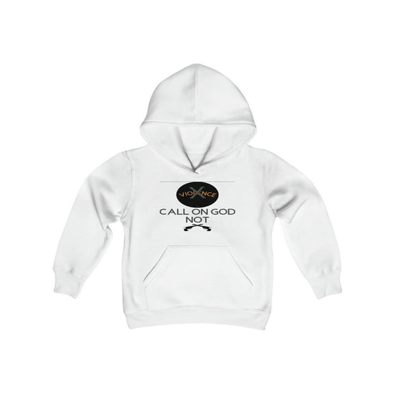 CALL ON GOD - Youth Heavy Blend Hooded Sweatshirt