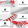 thumbnail image 6 of Red Leaves Outdoor Rug for Patio/Deck/Porch, Non-Slip Large Area Rug 3 x 5 Ft, Abstract Modern Geometric Lines Simple Art Indoor Outdoor Rugs Washable Area Rugs, Reversible Camping Rug Carpet Runner, 6 of 8