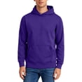 thumbnail image 2 of Sweatshirt for Men Comfy Hooded Long Sleeve Hoodie Versatile Plain Hooded Sweatshirt Simple Casual Wear Top, 2 of 4