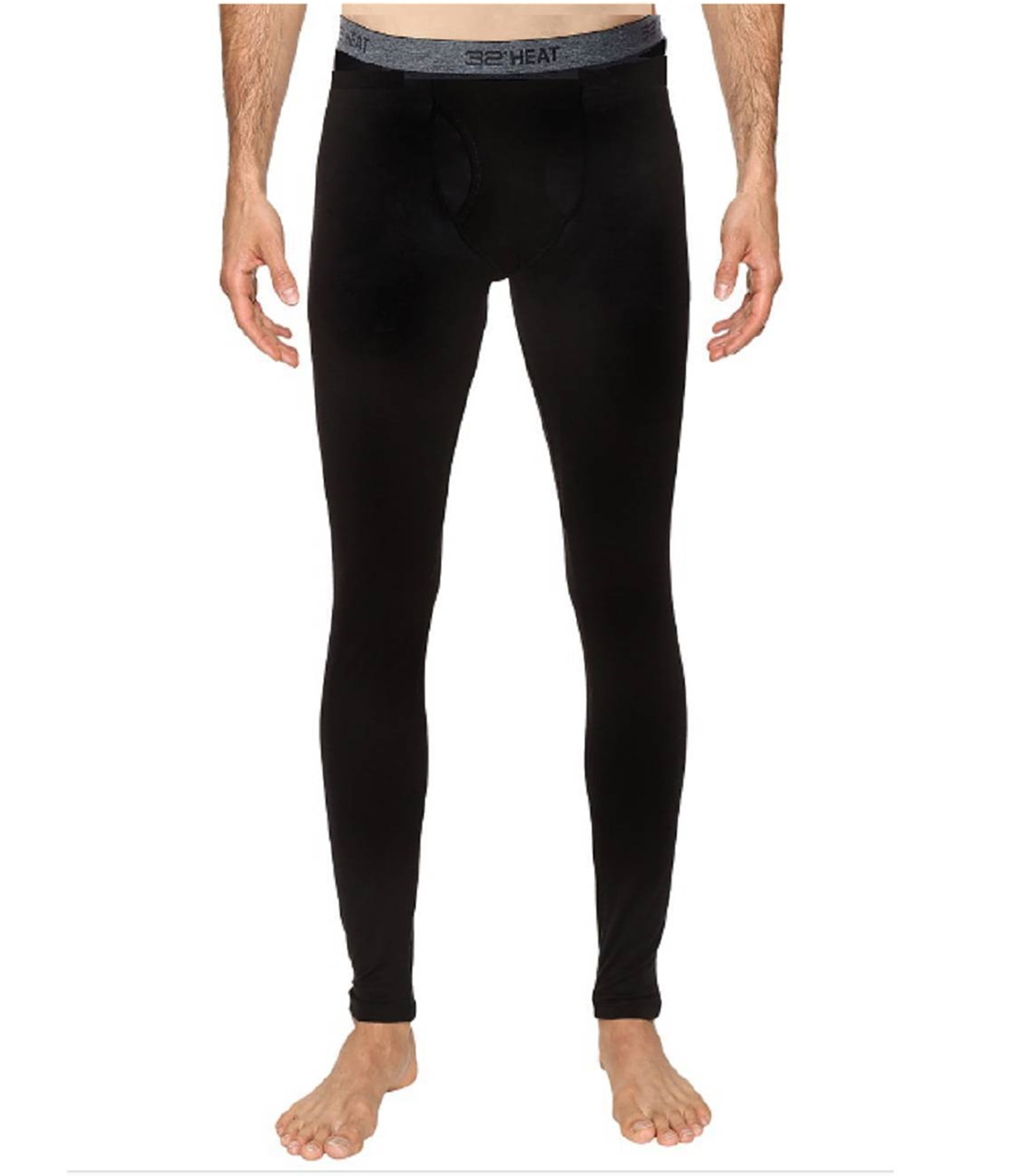 Weatherproof Mens Leggings Base Layer Athletic Pants black S/32 ...