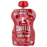 Mamma Chia Chia Squeeze Organic Cherry Love Vitality Snack 8 - 3.5 oz Pouches