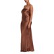 thumbnail image 4 of VISgogo Vestido sin mangas sin espalda para mujer, de una sola pieza elegante sin tirantes de color sólido, vestido de banquete de boda para cóctel VISgogo moda, 4 of 9