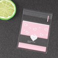 thumbnail image 2 of Bolsa de embalaje para hornear galletas, alimentos, dulces, regalo, muestra de prueba, joyería, amor, opp, bolsillo con sellado autoadhesivo, 2 of 6