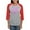 Heather/Red, variant on CafePress - Hockey Like A Gir Long Sleeve T Shirt - Womens Baseball Tee