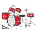 thumbnail image 1 of VEVOR Kids Drum Set 5-Piece Junior Musical Drum Kit with 16 in Bass Drum (Red), 1 of 9
