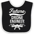 thumbnail image 3 of Inktastic Drone Engineer Childs Boys or Girls Baby Bib, 3 of 4