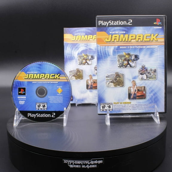 Restored Jampack: PlayStation Underground | Sony PlayStation 2 | PS2 | Winter 2003 (Refurbished)