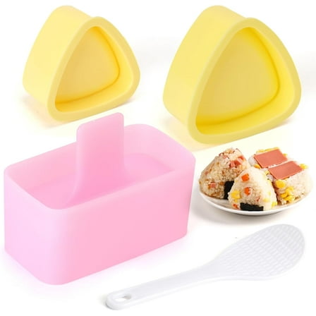 Onigiri Rice Ball Maker Mold Classic Triangle Rice Musubi Press Mold for Kid Lunch Bento, Home DIY