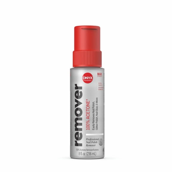 ONYX Professional 100% Acetone* Nail Polish Remover  8 fl oz