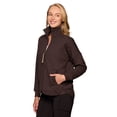 thumbnail image 3 of Avalanche Women's Mock Neck Quilted Zip Up Jacket with Pockets, 3 of 5