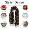 thumbnail image 6 of Shawl Wraps for Women - modern golden butterfly Oversized Fall Winter Fashion Blanket Scarf for Women, 6 of 6