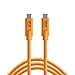 thumbnail image 3 of Tether Tools TetherPro USB-C to USB-C Cable | for Power Delivery, Fast Transfer and Connection Between Camera and Computer | High Visibility Orange | 3 Feet (.9 m), 3 of 3