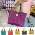 thumbnail image 1 of Dream Lifestyle Reusable Shopping Totes, Grocery Bags with Drawstring, Oxford Cloth Foldable Bags Washable Heavy Duty Storage Bags for Shopping or Traveling, 1 of 8