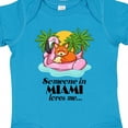 thumbnail image 4 of Inktastic Someone in Miami Loves Me Boys or Girls Baby Bodysuit, 4 of 5