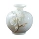 thumbnail image 2 of Jarrón de cerámica para flores, arreglo floral, jarrón de porcelana multifuncional, maceta para plantas Blanco, 2 of 9