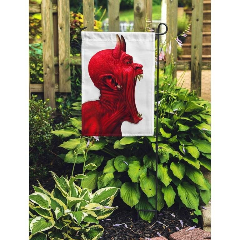 KDAGR Devil Scream Character As Red Demon Monster Screaming Fangs