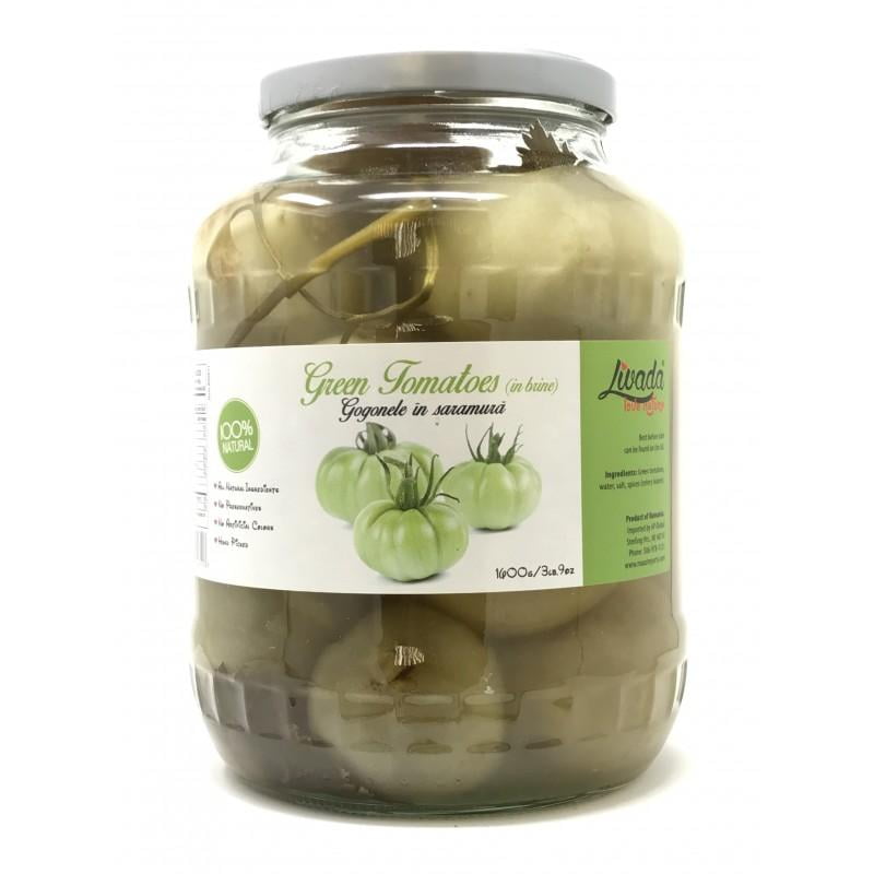 Green Tomatoes in Brine (Livada) 56.4 oz (1600 g)