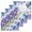 Purple, variant on Blue Purple Flowers Kitchen Dish Towels for Drying Dishes Set of 4, Spring Seasonal Botanical Florals Waffle Weave Microfiber Hand Tea Bathroom Towels Quick Dry & Absorbent Towel 12x12