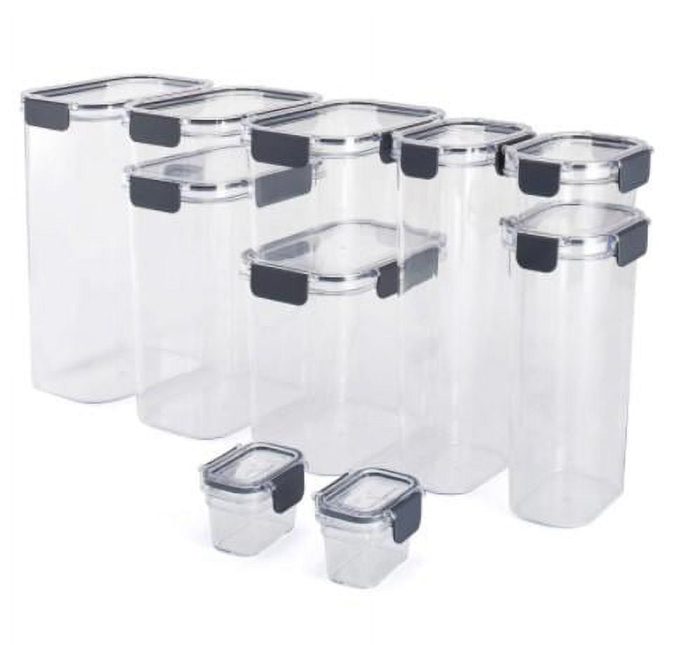 Rubbermaid Brilliance Tritan Plastic Food Storage Pantry Set of 14  Containers with Lids (28 Pieces Total) - Yahoo Shopping