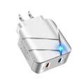 thumbnail image 1 of QC3.0 Charger USB 28W Smart Phone Charging Adapter with Dual Ports Cell Phone Charging Stations, 1 of 7