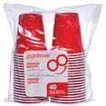 thumbnail image 1 of Gobelets Jetables Rouges pour Fêtes Usage Quotidien [40 Pack] Goodtimes 9oz. Durable, Idéal pour Boissons, Fêtes, BBQs, Pique-Niques, 1 of 4