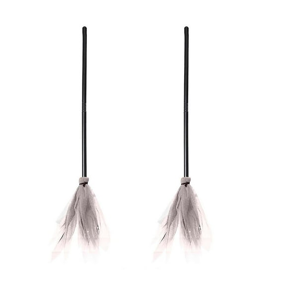 2pcs Halloween Decoration Witch Flying Broomstick Party Dance Costume