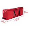 thumbnail image 4 of relayinert Sac Durable Imperméable et Portable Rangement pour Arbre Ouverture Grand Imperméable et Doublure Oxford Rouge 122x38x51cm Rouge, 4 of 8