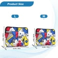 thumbnail image 4 of FORMRS 15"-15.6" Laptop Sleeve Protective Case Soft Carrying Quilted Computer Bag Cover, Yelllow Simple Shapes, 4 of 7