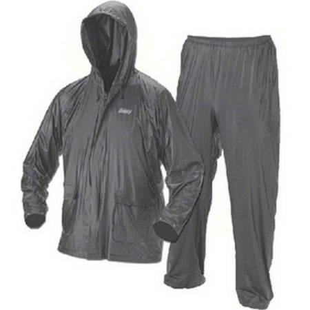 Coleman Lightweight PVC Rain Suit, Black, Large