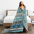 thumbnail image 6 of Throw Blankets Anniversary Birthday Gifts for Mom from Daughter Son, Women Blanket for Mother's Day, Soft Flannel Throw Blanket Gifts for Mama Birthday Christmas Valentines for Couch Bed Sofa 60x50In, 6 of 14