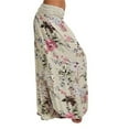 thumbnail image 4 of WILLBEST Pantalones Casuales de Mujer Pantalones Harén Fluidos con Diseños Estampados para Uso Diario Ideales para La Comodidad de Primavera, Verano y Otoño Chica, 4 of 5
