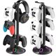 thumbnail image 2 of Gaming RGB Headphone Stand,Controller Holder- Headset Stand with 2 USB Charging Ports and 3.5Mm & Type-C, 2 of 5