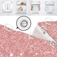 thumbnail image 5 of Pink Shower Curtain Sparkle Shimmer Bathroom Decor Shiny Bath Curtain, (No Glitter), Waterproof Cloth Fabric with Hooks-36"W x 72"L (Pack of 1), 5 of 7